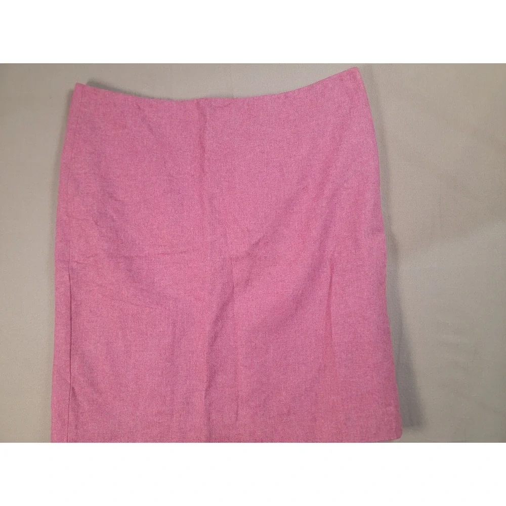 Body by Victoria Wool Blend Pencil Skirt Womens 16 Pink Back Slit Lined